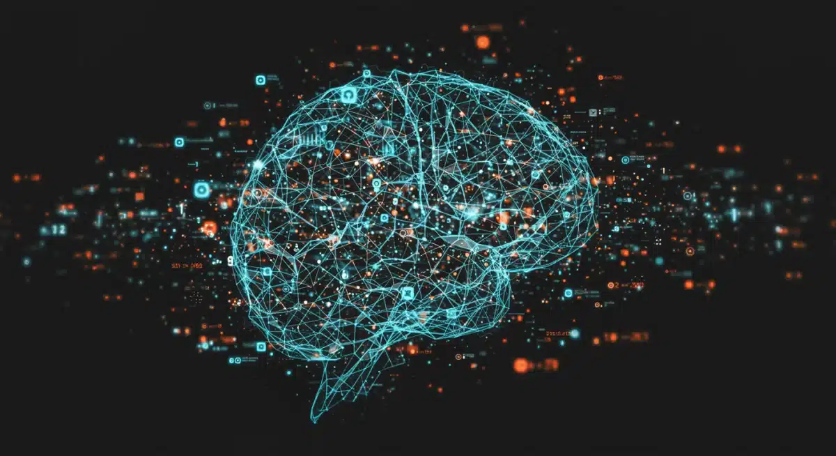 AI processing complex data networks and machine learning algorithms