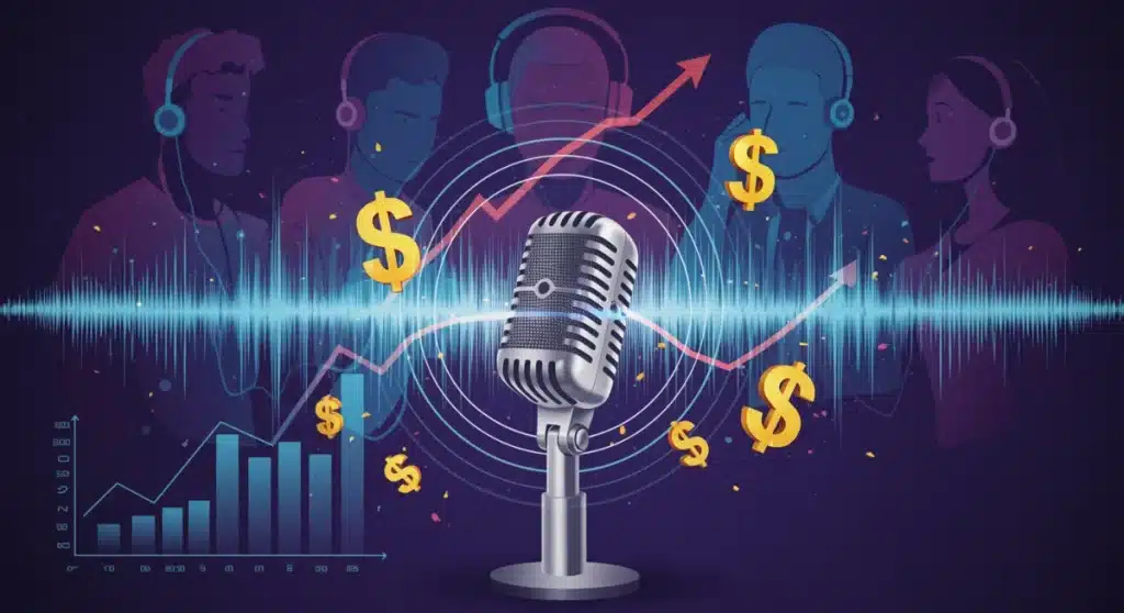 Audio Content Boom: Podcasts & Audio Ads Surge 18% by 2025 in US