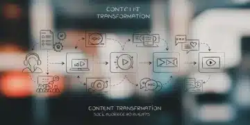 Content repurposing strategy transforming a single blog post into diverse formats for SEO growth.