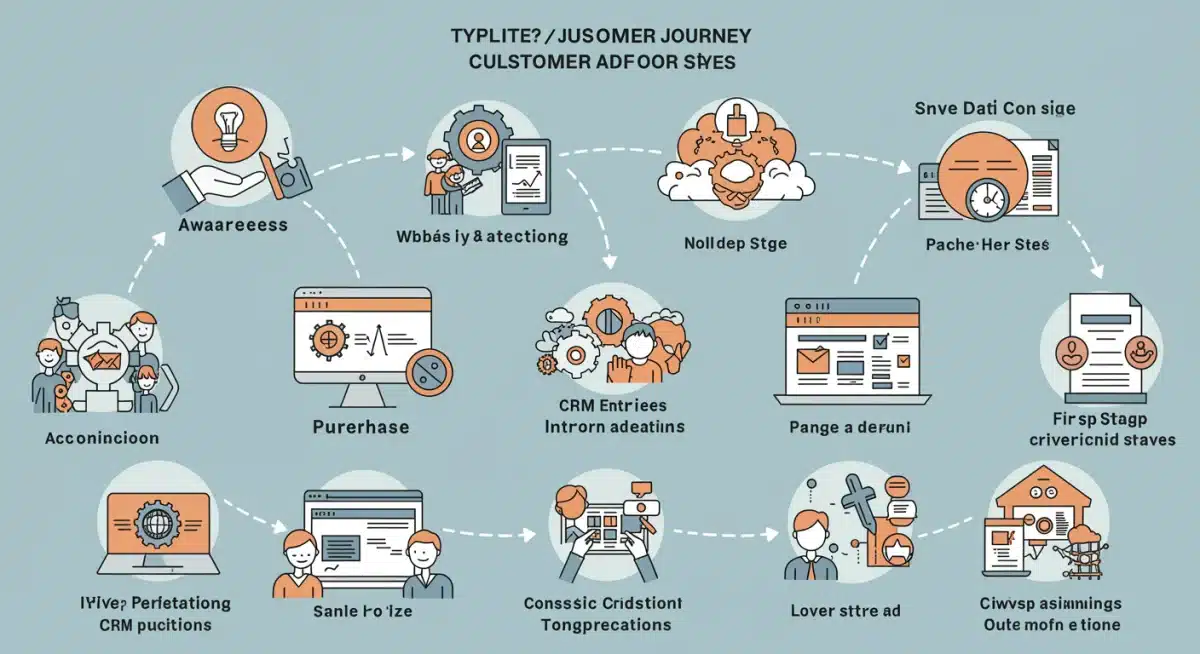 Customer journey mapping with first-party data collection points