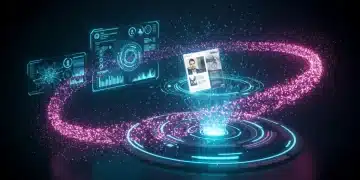 Hyper-personalization dashboard showing AI-driven customer insights and conversion metrics.