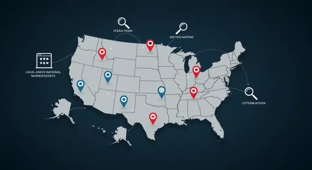 Local SEO vs. National SEO: Unified Strategy for US Businesses 2025