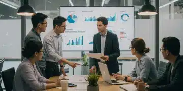 Marketing team analyzing incrementality test data for ROI improvement